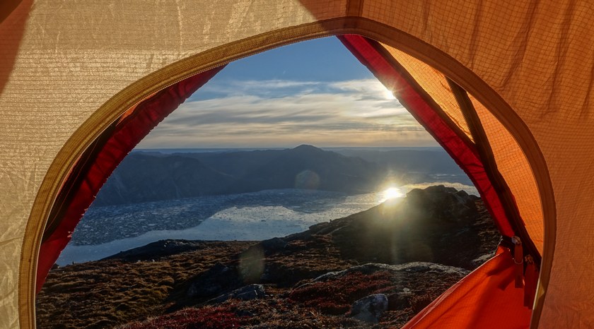 Basecamp in Greenland, © Jakob Abermann.